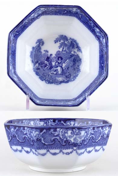 Bowl octagonal c1894